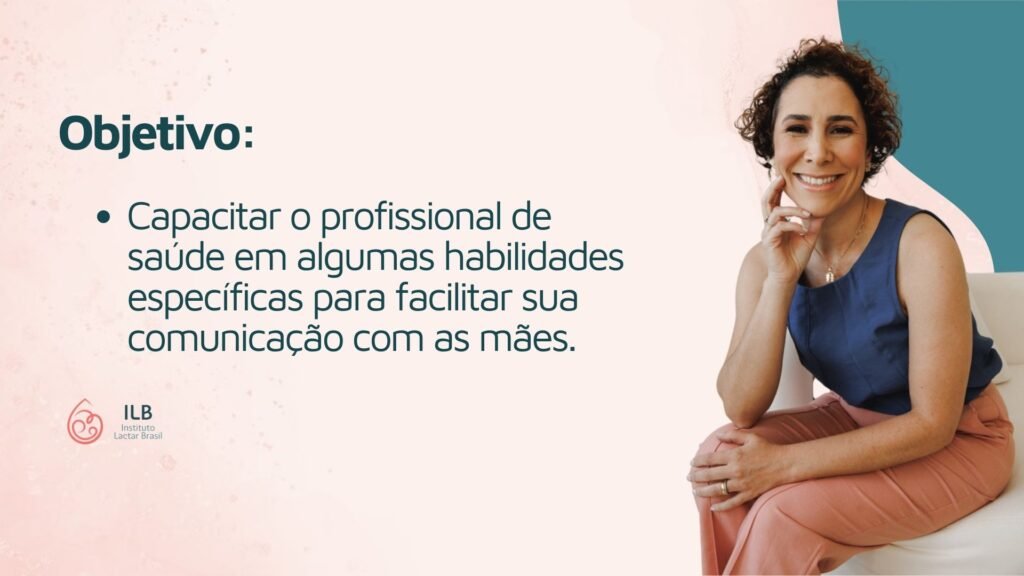 Objetivo com aconselhamento em amamentação.